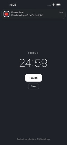 PomodoroFlow screenshot