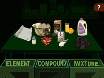 Substances and Mixtures iPad screenshot