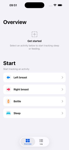 Noah Baby Feed & Sleep screenshot