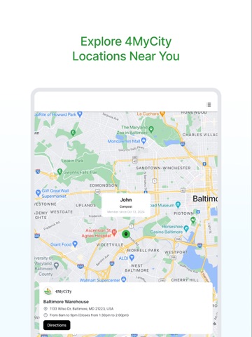 4MyCiTy - Sustainability Focus iPad screenshot