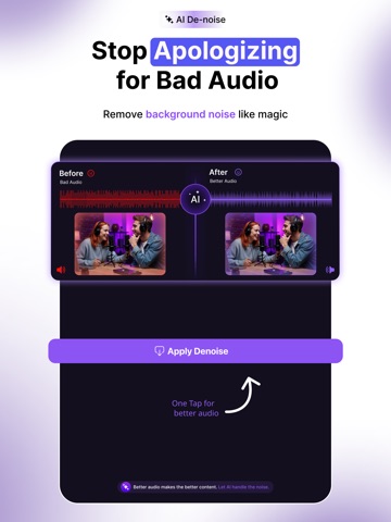 Captions AI - Video Subtitles iPad screenshot