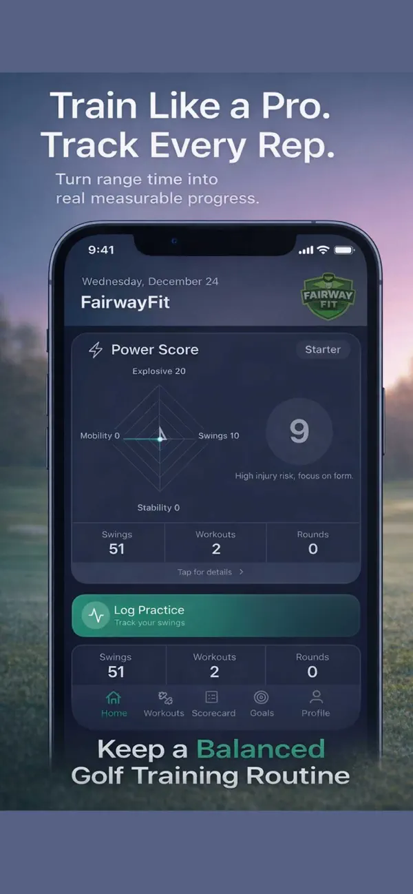 FairwayFit - Golf Fitness Screenshot 1
