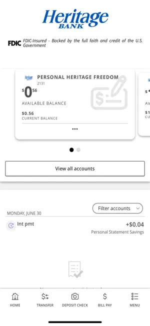Heritage Bank KY screenshot 1