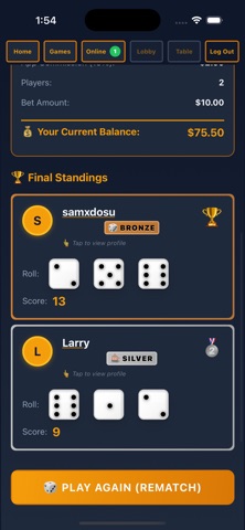 Dice Casino Game screenshot