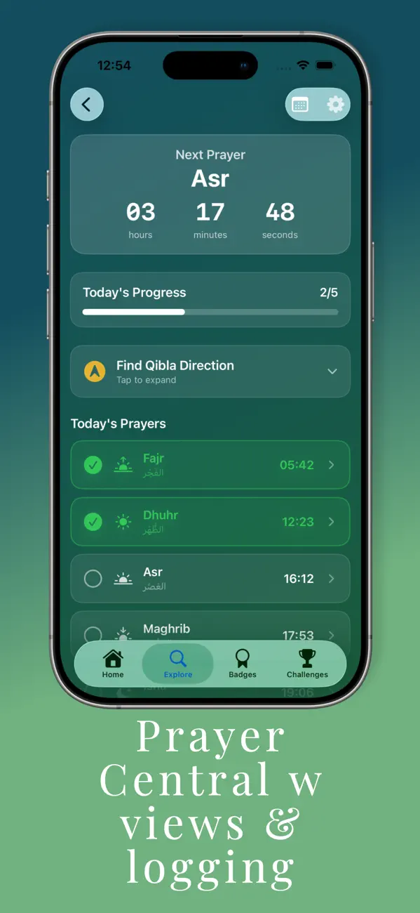 Screenshot #3 pour Niyyah Journey- Prayer & Quran