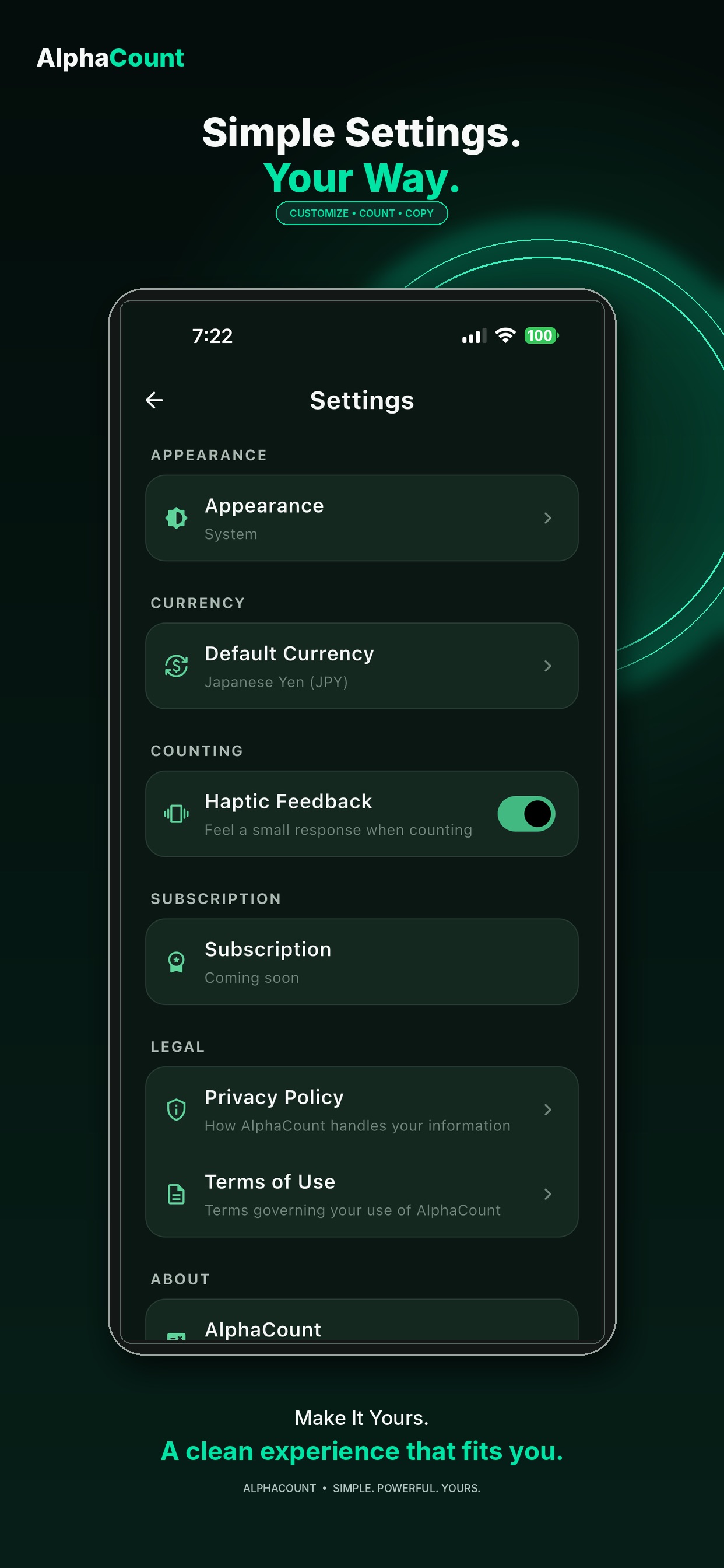Screenshot 5 of AlphaCount: Currency Counter