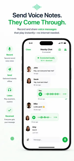 OfflineHarmony Bluetooth Chat screenshot 4