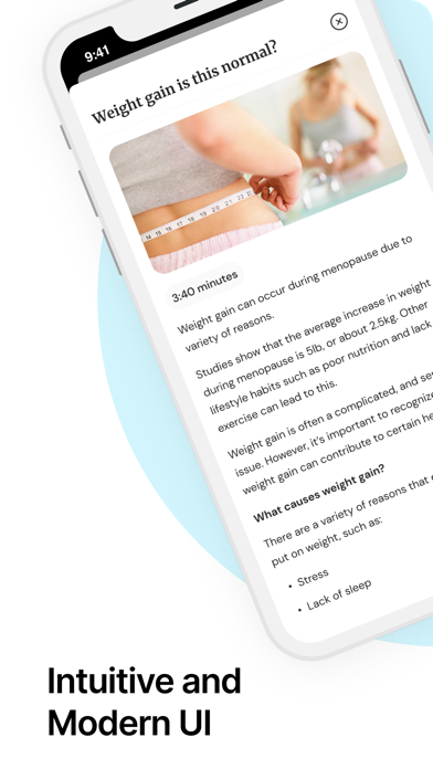 MIMOSA - Menopause Health Screenshot