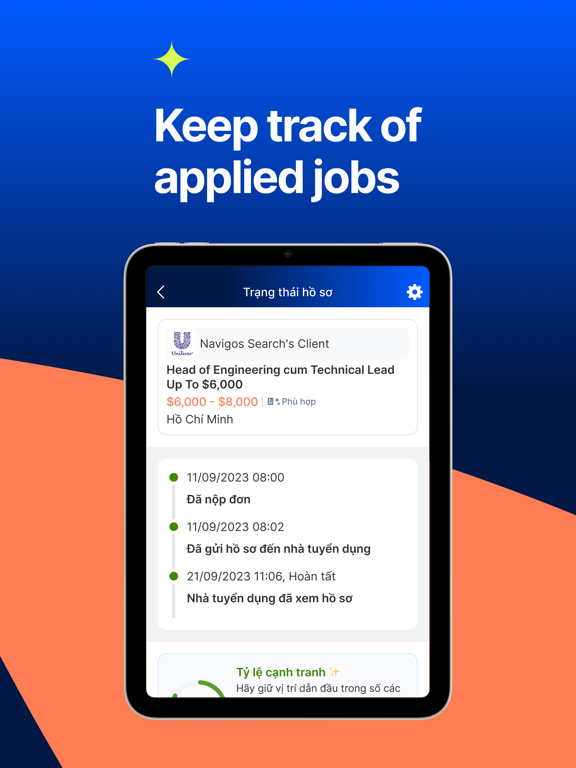 VietnamWorks - Job Search iPad screenshot 5 - Business app