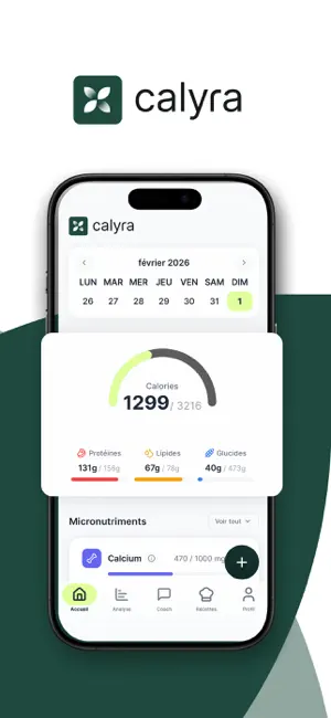 Calyra - AI Calorie Tracker screenshot 1