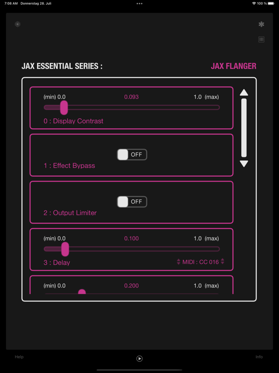 Screenshot #4 pour JAX ESSENTIALS : Flanger