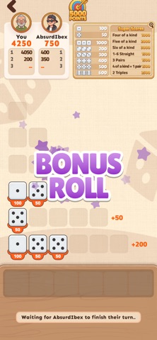 Farkle for Seniors - Dice Game iPhone screenshot