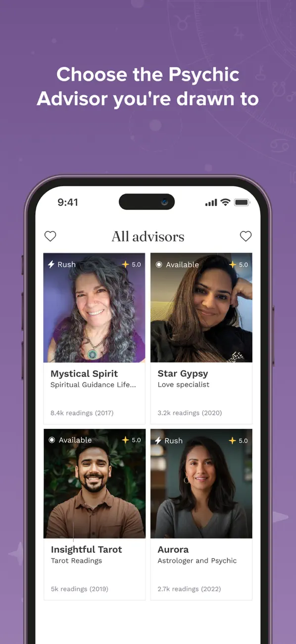 Screenshot #3 pour Purple Ocean Psychic Reading