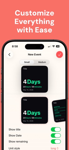 Countdown Widget - PeekDay Screenshot 5 of 5