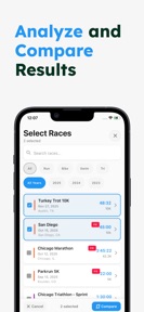 My Race Results screenshot