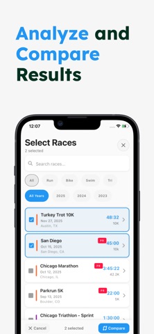 My Race Results iPhone screenshot 8