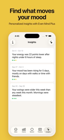 Even Mind: Track Mood & Energy Screenshot 3 of 5