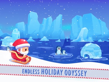 Santa's Holiday Dash iPad screenshot