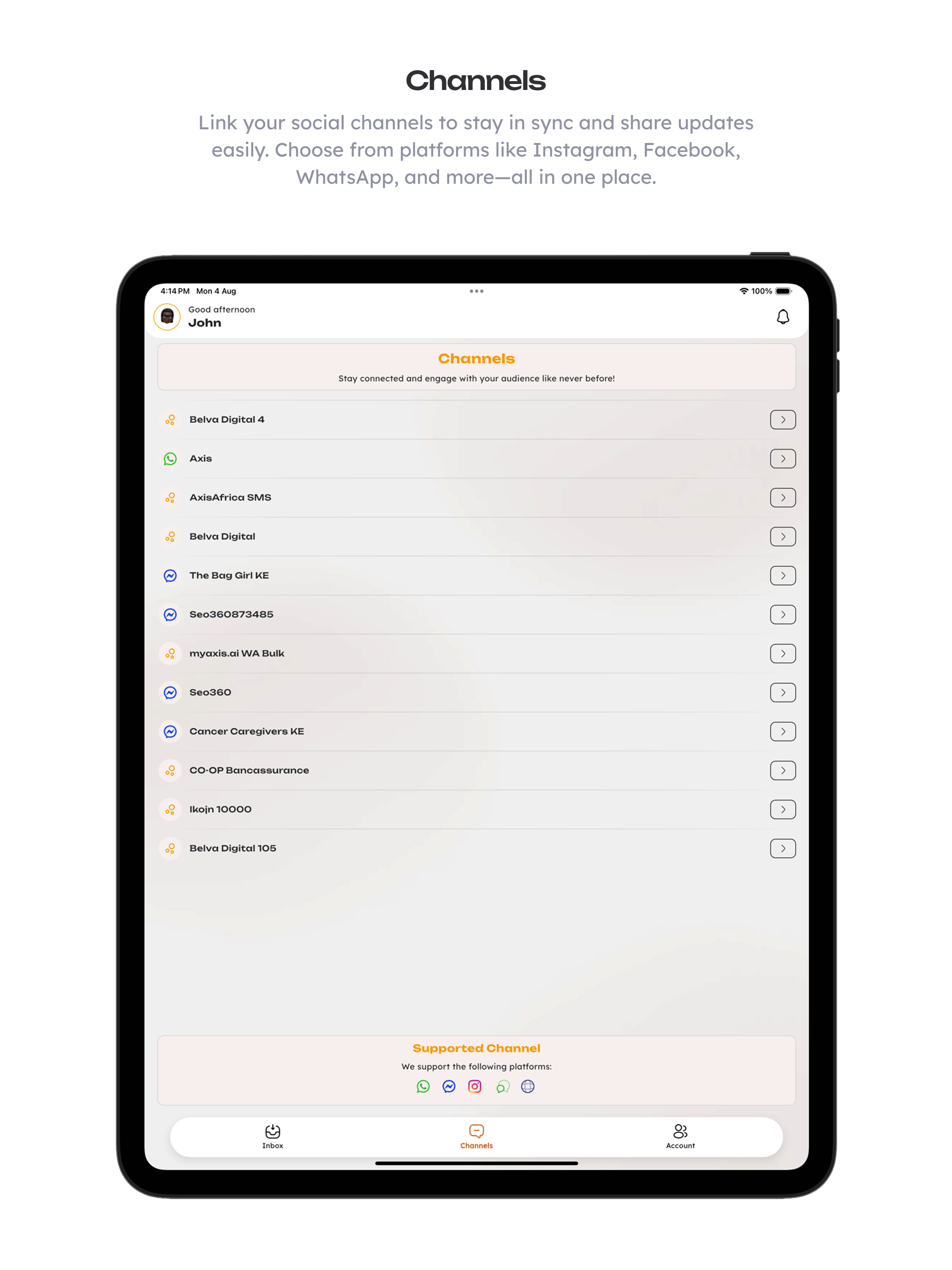 Axis Engage - Unified AI Inbox