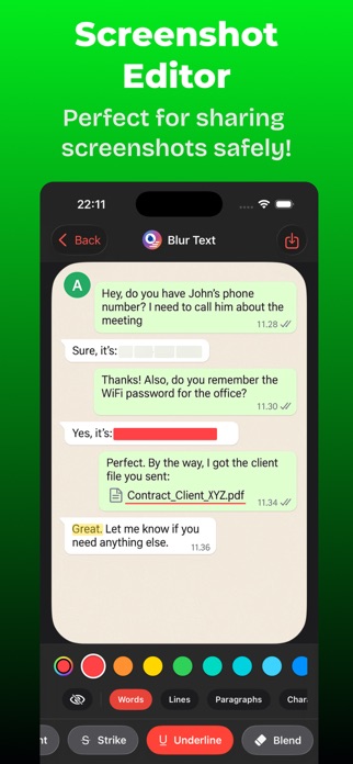 Screenshot Editor - Blur Text Screenshot 6 of 10