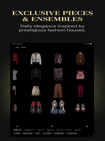 What to Wear: Outfit Planner iPad screenshot