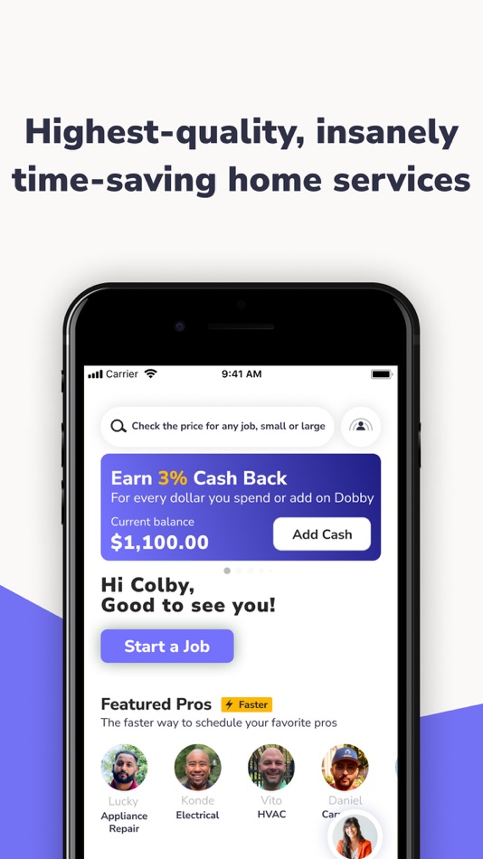 #1. Dobby: Quality Home Services (iOS) โดย: Halos Insurance Inc.
