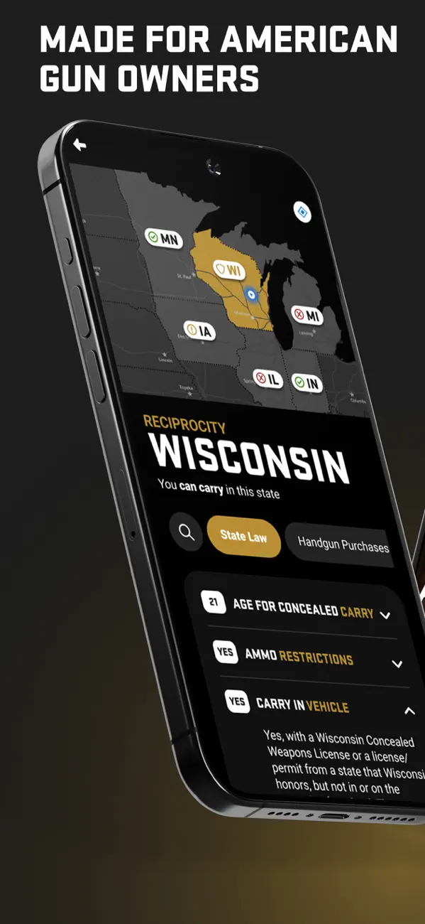 Screenshot #1 pour Concealed Carry App by USCCA