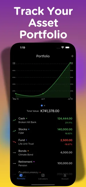 InvestmateZM: Track Portfolio screenshot 1