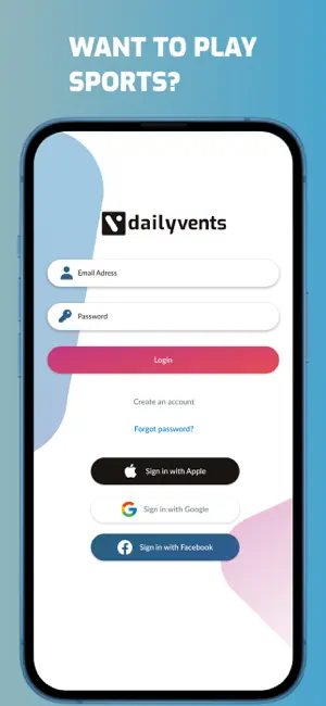 Dailyvents screenshot 1
