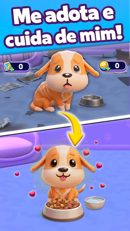 Dog Rescue: Filhotinho virtual screenshot 2