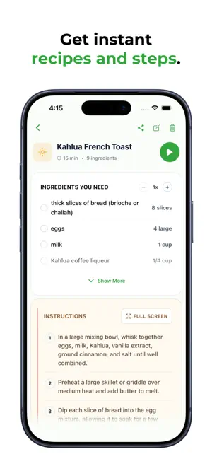 QuickRecipes: Recipe Saver screenshot 1