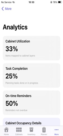 CabinetHomeStoragePlanner iPhone screenshot