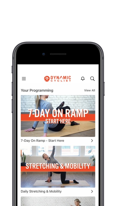 Dynamic Cyclist iPhone screenshot 1 - Health & Fitness app