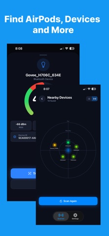 BlueTooth Scanner Plus iPhone screenshot