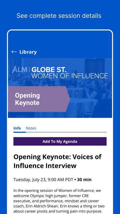 Women of Influence 2025 Screenshot