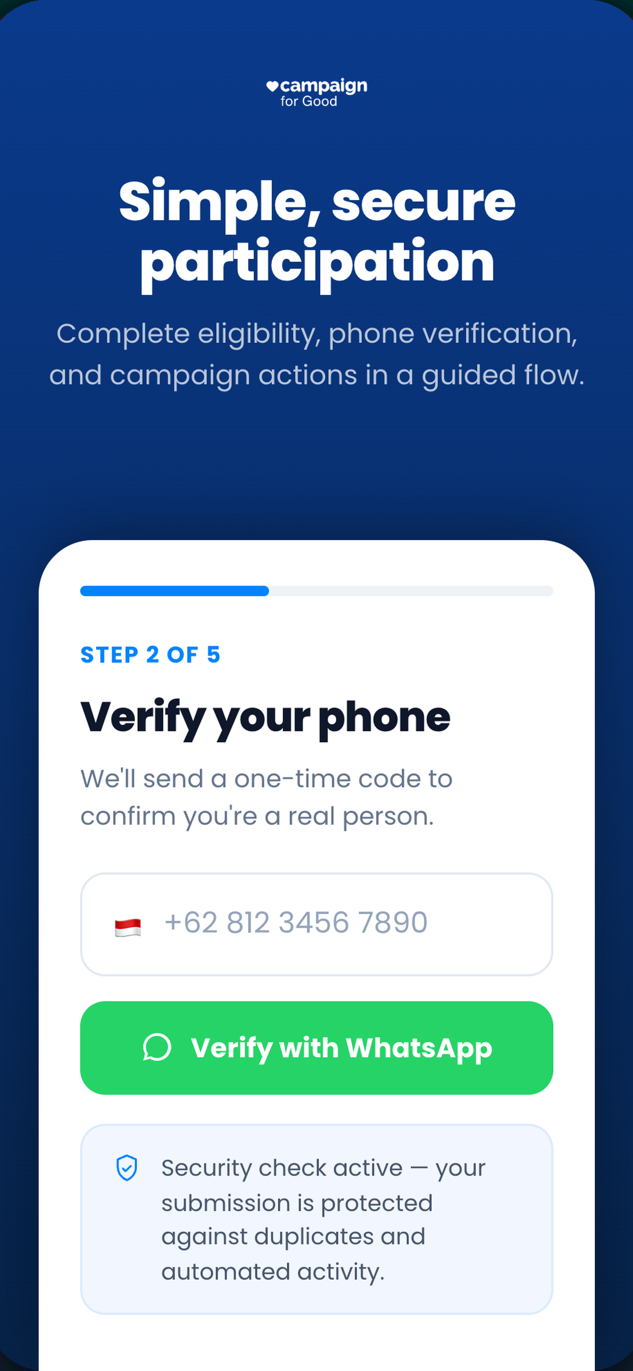 Campaign for Good screenshot 5