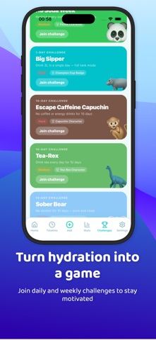 Hydra Drink Tracker iPhone screenshot