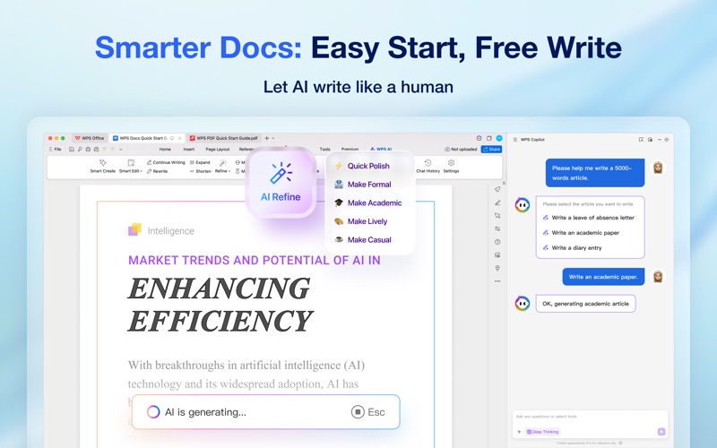 WPS Office: AI Doc, PDF, Sheet screenshot 4