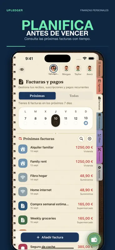 UpLedger: Finanzas Personales screenshot 5 of 10