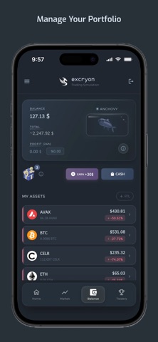 Excryon : Be a Crypto Trader screenshot