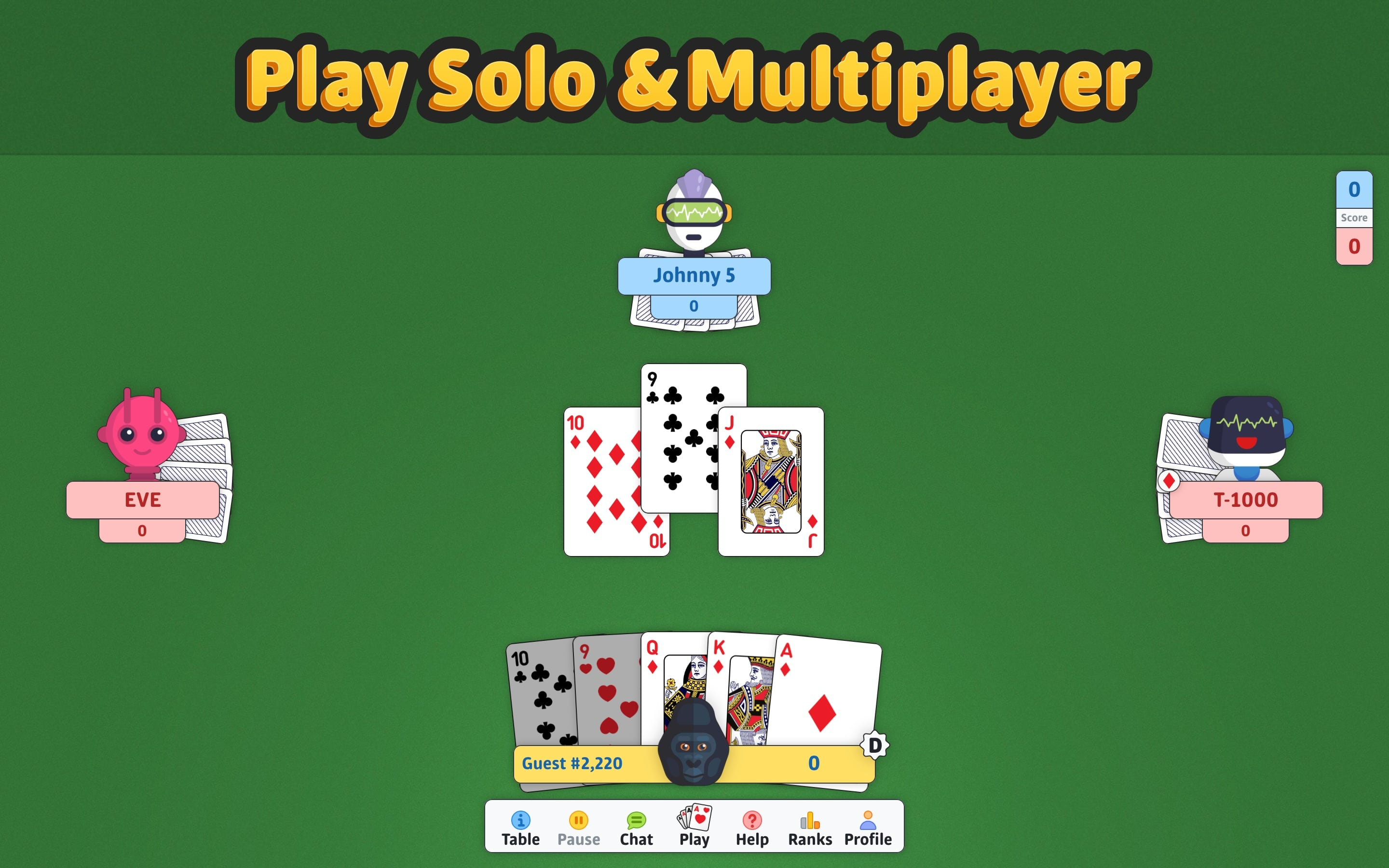 Euchre ‣
