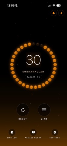 Tasbih Dhikr Counter screenshot