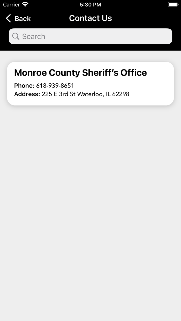 Monroe County Sheriff Illinois