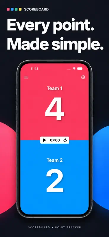 Placar: Rastreador de Pontos screenshot 1 of 5