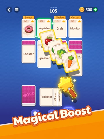 Word Sorta Solitaire iPad screenshot