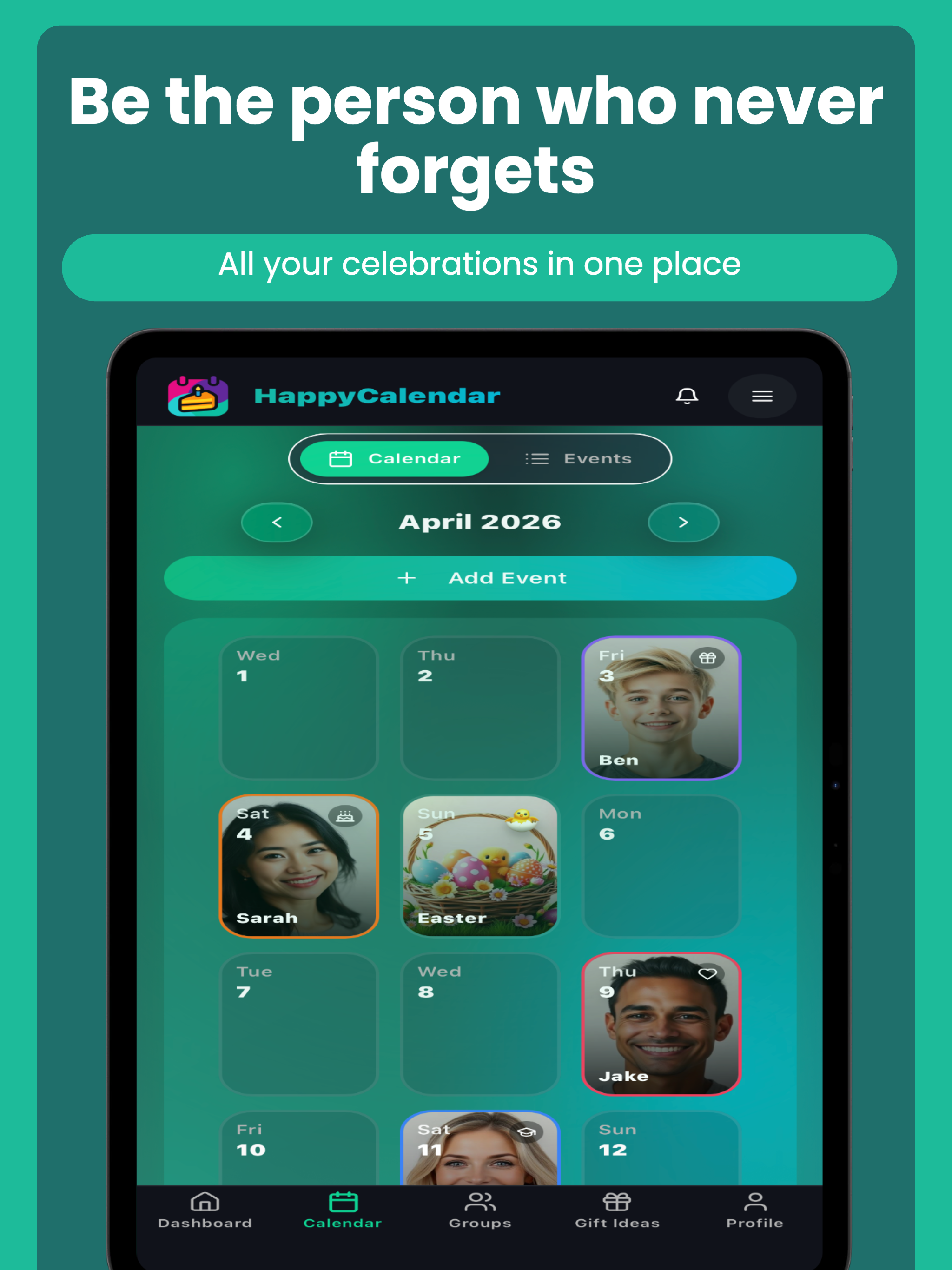 HappyCalendar - Gifts & Events