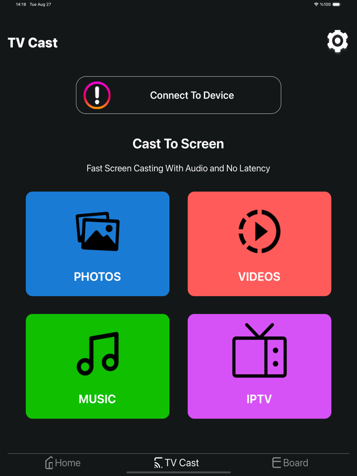 Cast to TV  Screen Mirroring