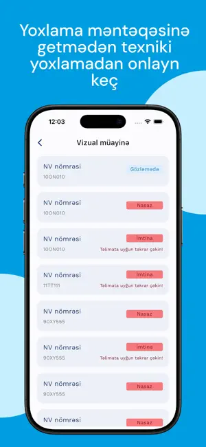 INVA - Reysqabağı yoxlama screenshot 3
