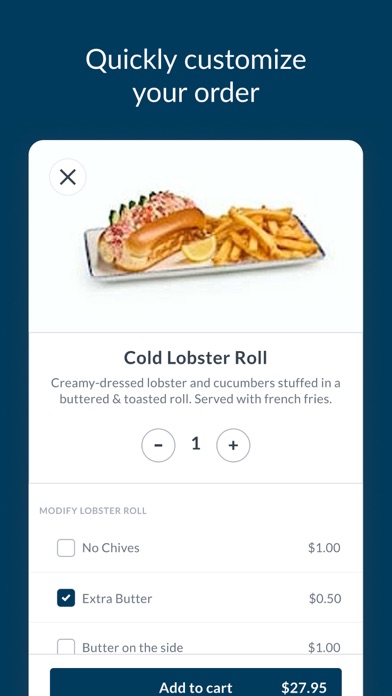Slapfish Seafood Rewards iPhone screenshot 2 - Food & Drink app
