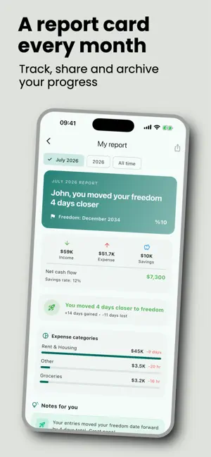 Freedom Date: FIRE Tracker screenshot 4